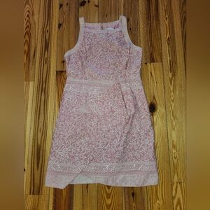 Anthropologie HD in Paris Margate Dress Womens XL Dry Cleaned, Well-Kept Pink